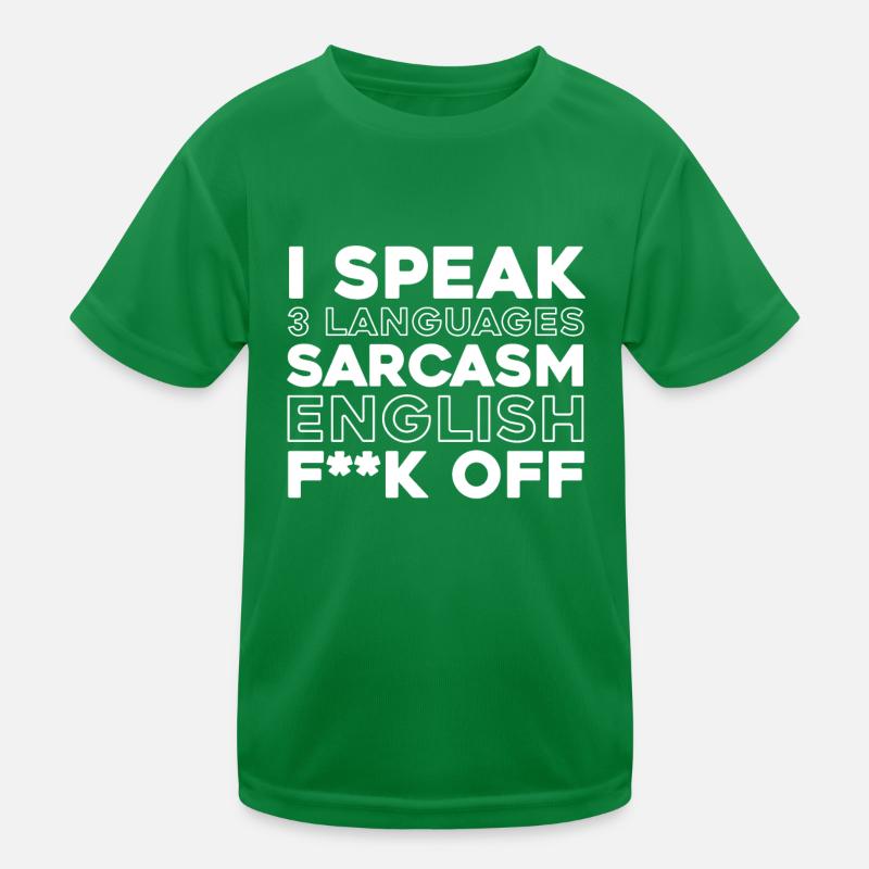 Umorismo nero Maglietta sportiva per bambini