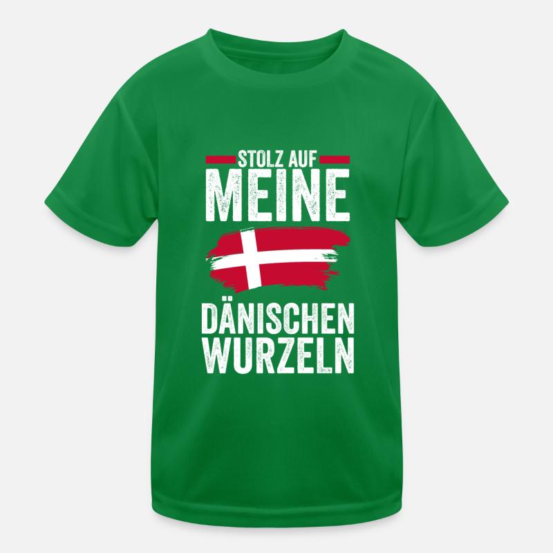 Dänen Dänisch Dänemark Kinder Funktions-T-Shirt