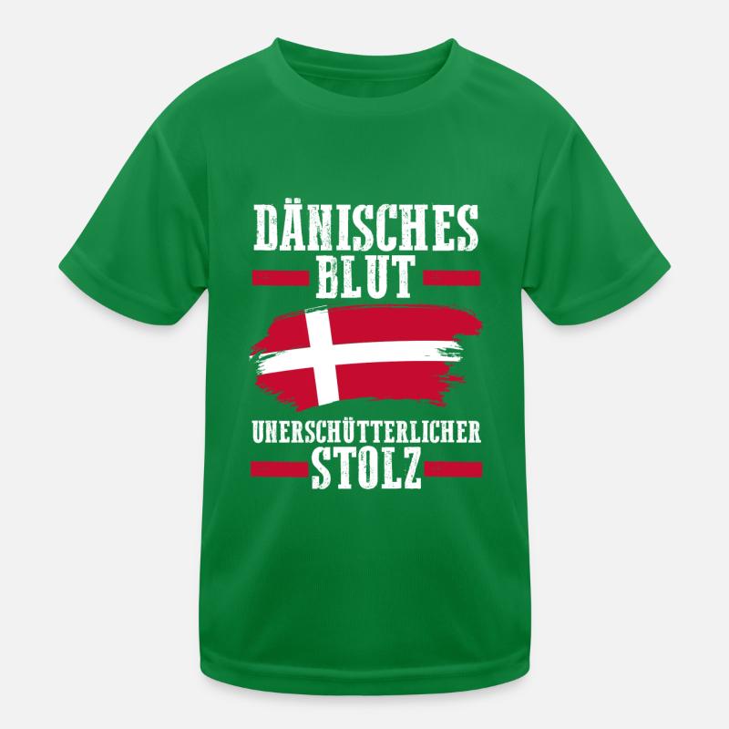 Dänen Dänisch Dänemark Kinder Funktions-T-Shirt