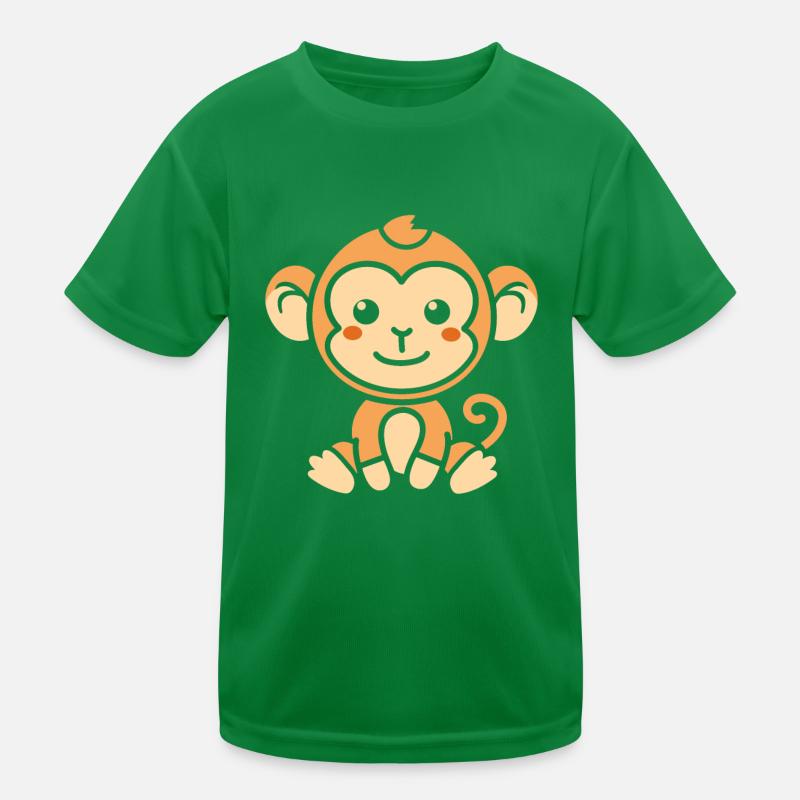 Affe Kinder Funktions-T-Shirt