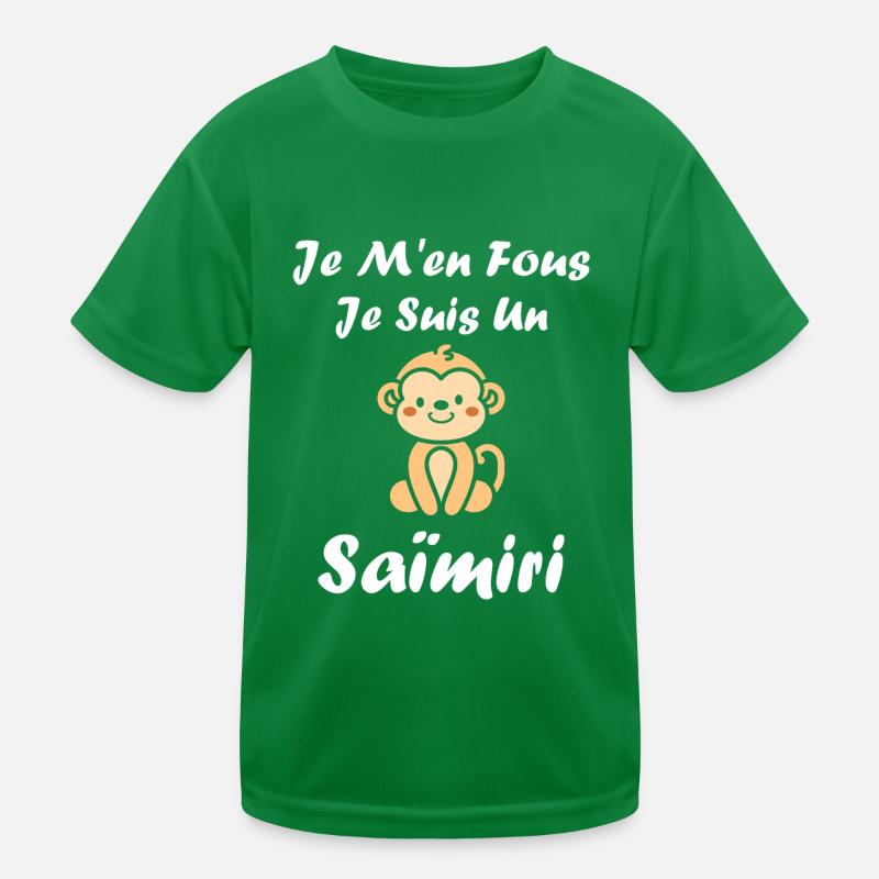 Singe Saïmiri T-shirt sport Enfant