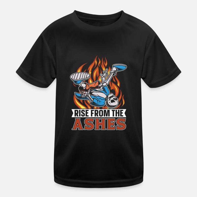 Breakdance Breakdancer Breakdancing - Kinder Funktions-T-Shirt - Schwarz