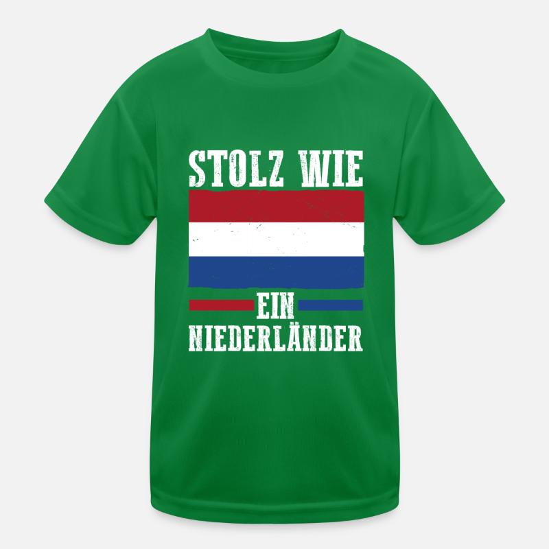 Netherlands Netherlands Holland Kids Functional T-Shirt