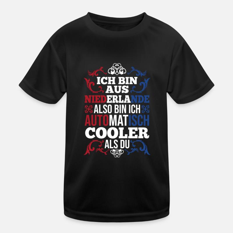 Netherlands Netherlands Holland Kids Functional T-Shirt
