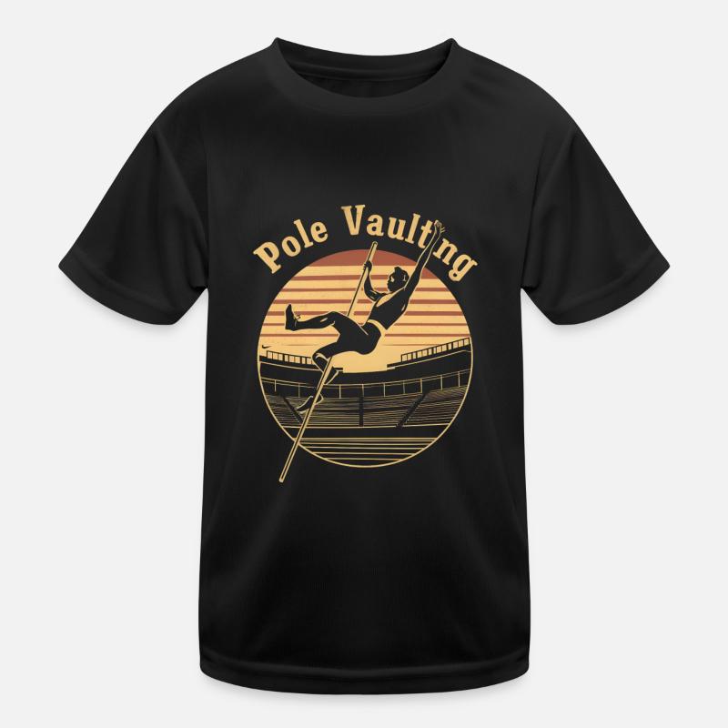 Stabhochsprung Geschenk Kinder Funktions-T-Shirt