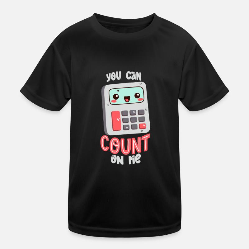 Calculator pun Kids Functional T-Shirt