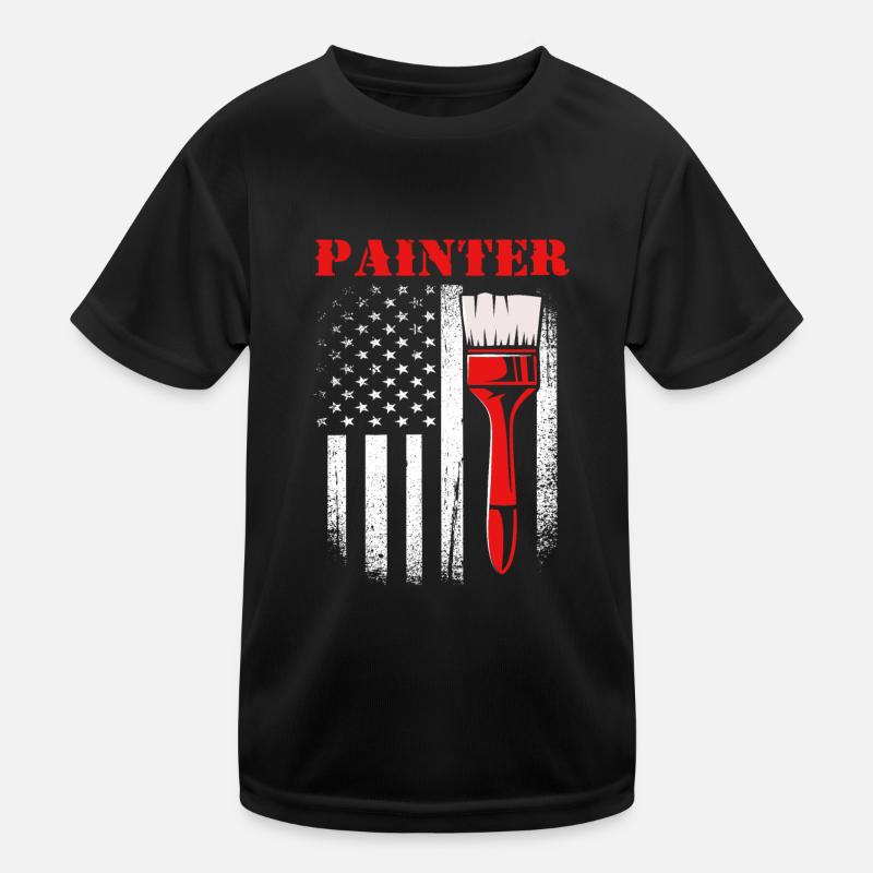 Maler Kinder Funktions-T-Shirt