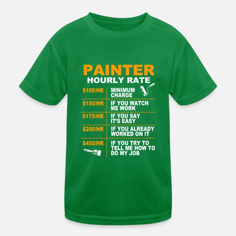 Peintre T-shirt sport Enfant
