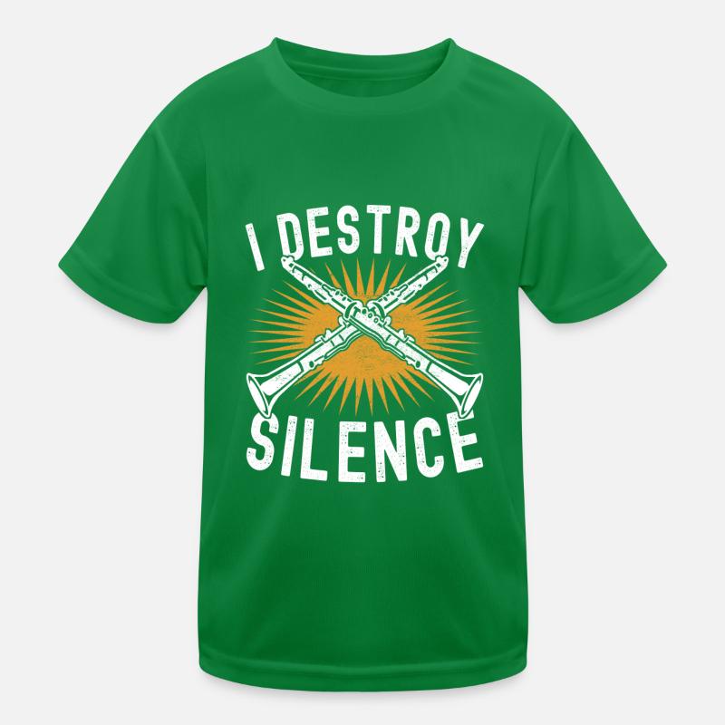 Clarinet Wind Instrument Clarinet player Kids Functional T-Shirt