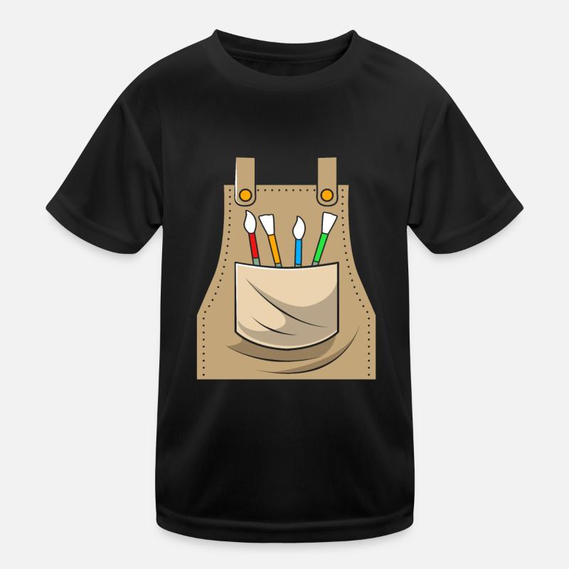 Maler Kinder Funktions-T-Shirt