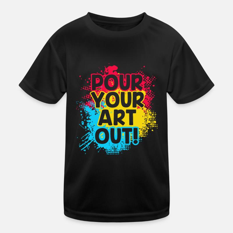 Maler Kinder Funktions-T-Shirt