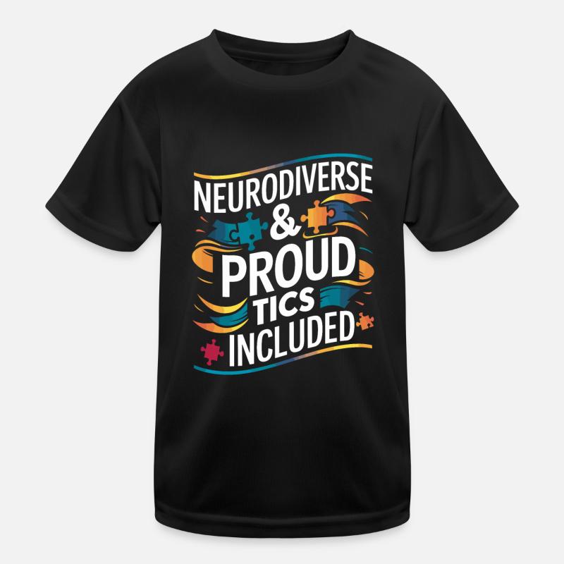 Tourette-syndrom-bewusstsein Neurodiverse Kinder Funktions-T-Shirt