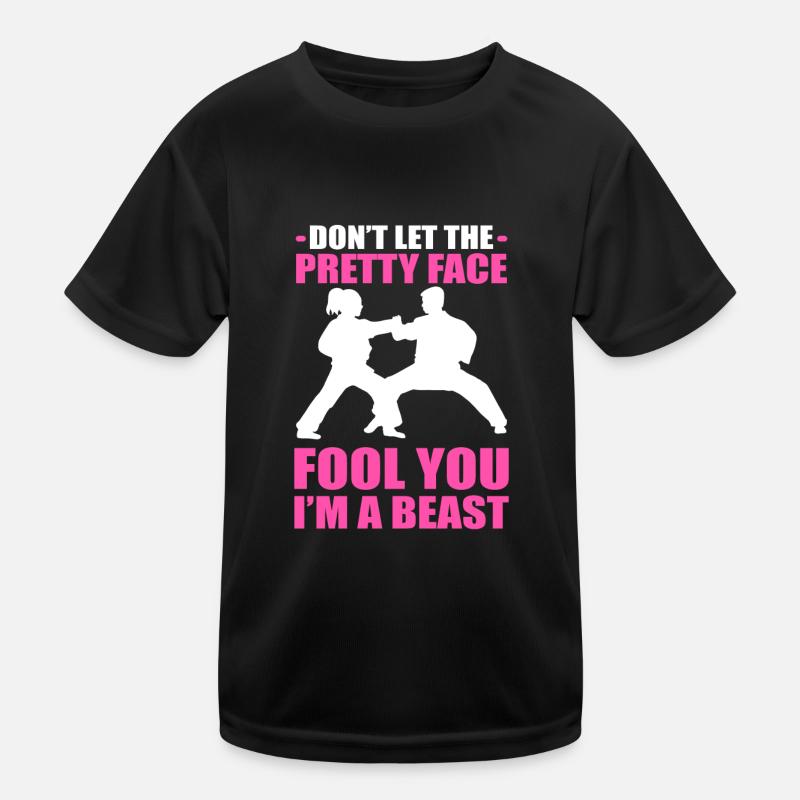 Karate Selbstverteidigung Kinder Funktions-T-Shirt