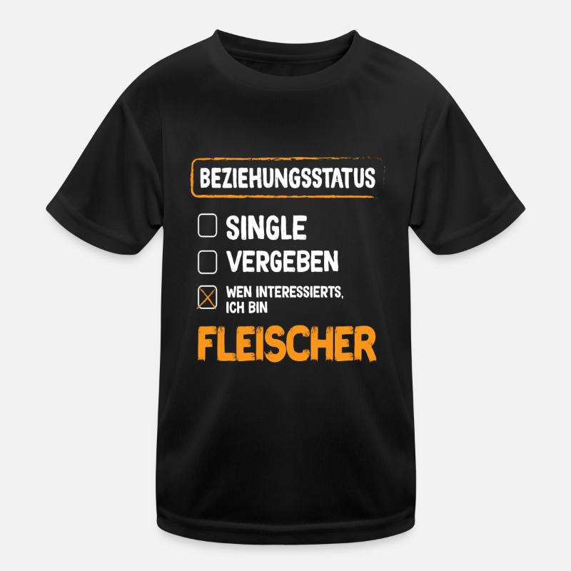 Fleischer Beziehungsstatus Fleischer Metzger Kinder Funktions-T-Shirt