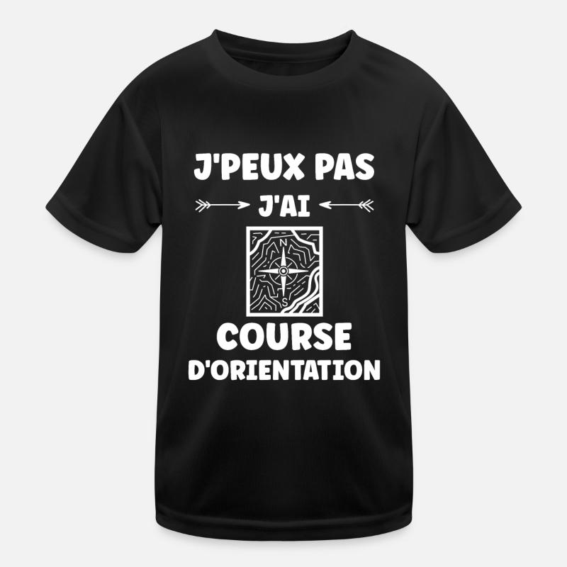 course d'orientation T-shirt sport Enfant