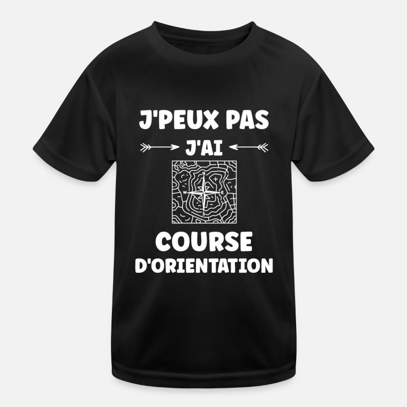course d'orientation T-shirt sport Enfant