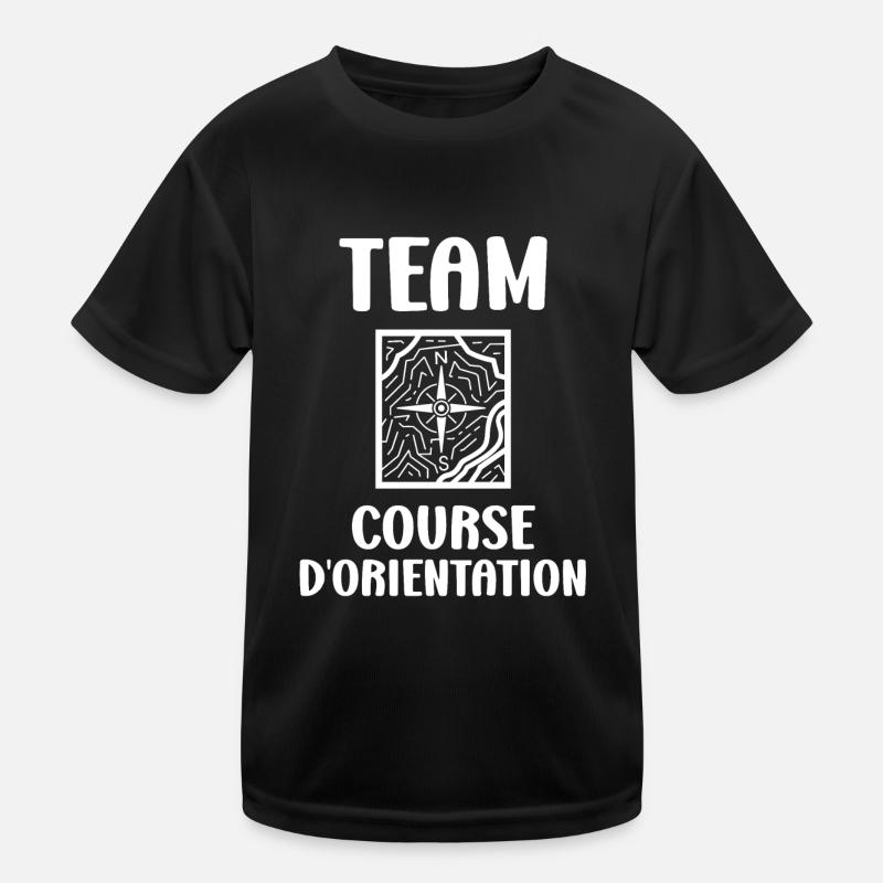 course d'orientation T-shirt sport Enfant