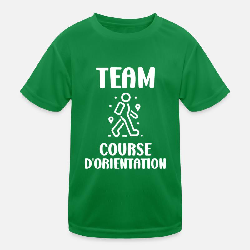 course d'orientation T-shirt sport Enfant