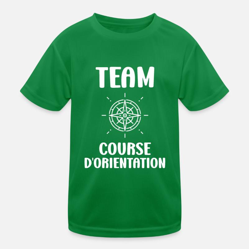 course d'orientation T-shirt sport Enfant