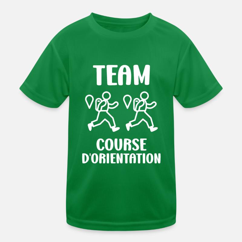course d'orientation T-shirt sport Enfant