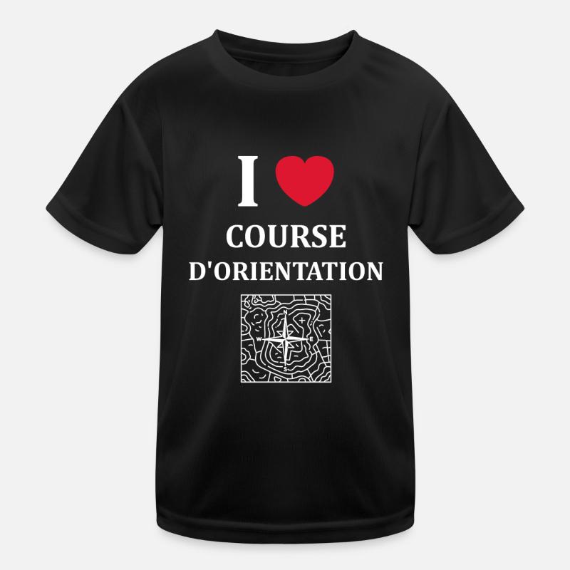course d'orientation T-shirt sport Enfant