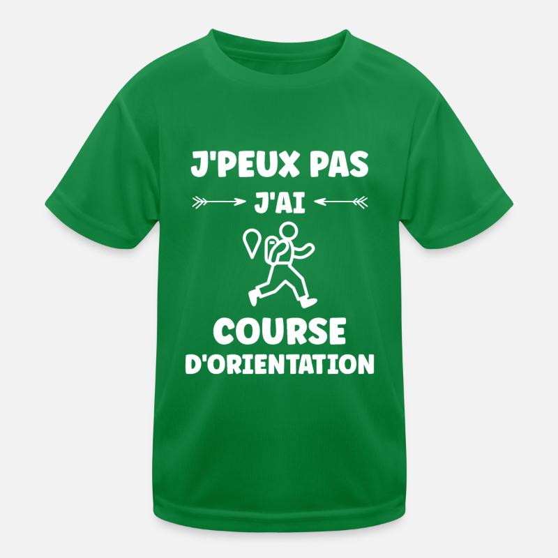 course d'orientation T-shirt sport Enfant