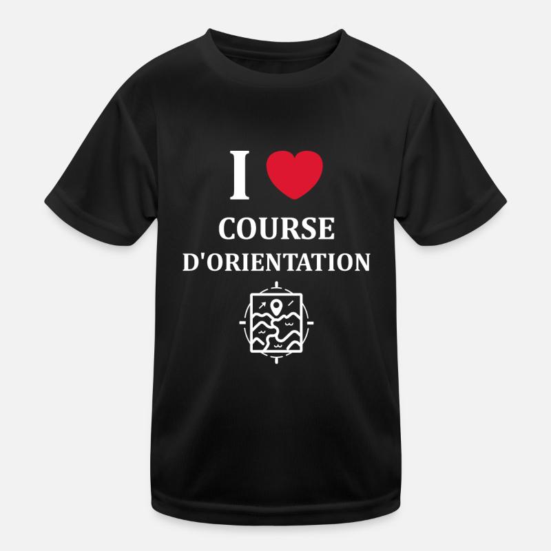course d'orientation T-shirt sport Enfant