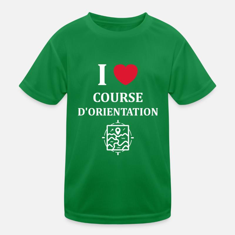 course d'orientation T-shirt sport Enfant
