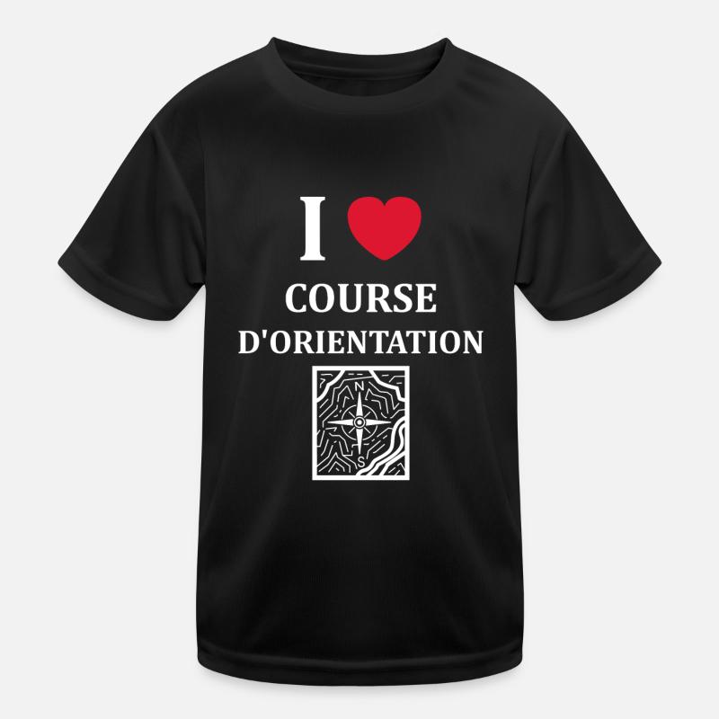 course d'orientation T-shirt sport Enfant