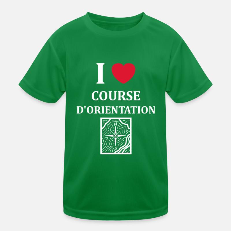 course d'orientation T-shirt sport Enfant
