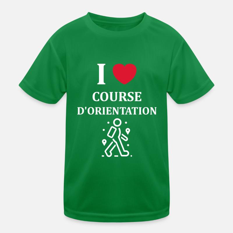 course d'orientation T-shirt sport Enfant