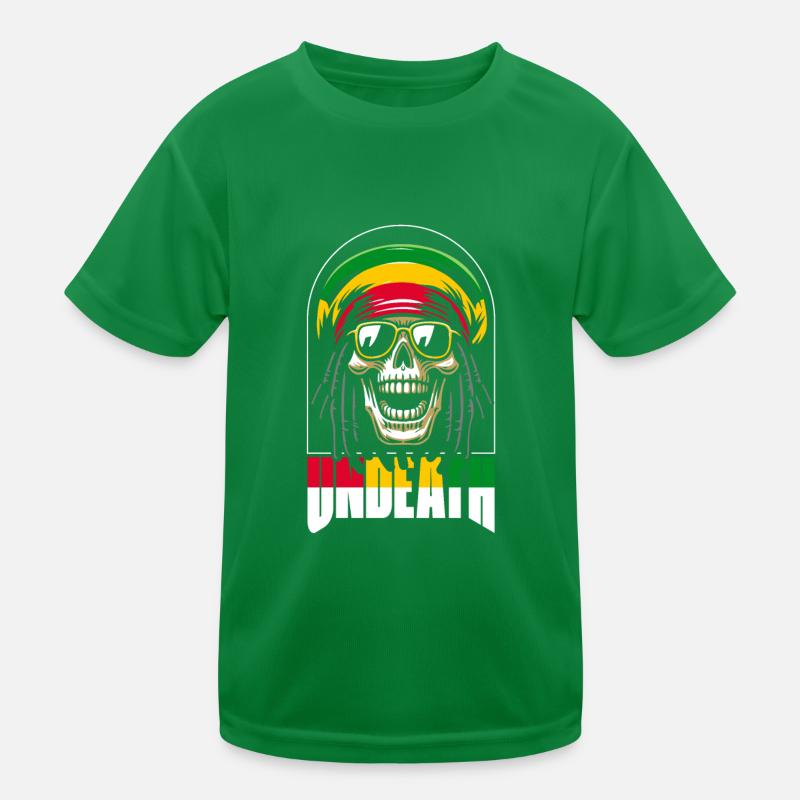 Reggae Crâne Undeath T-shirt sport Enfant
