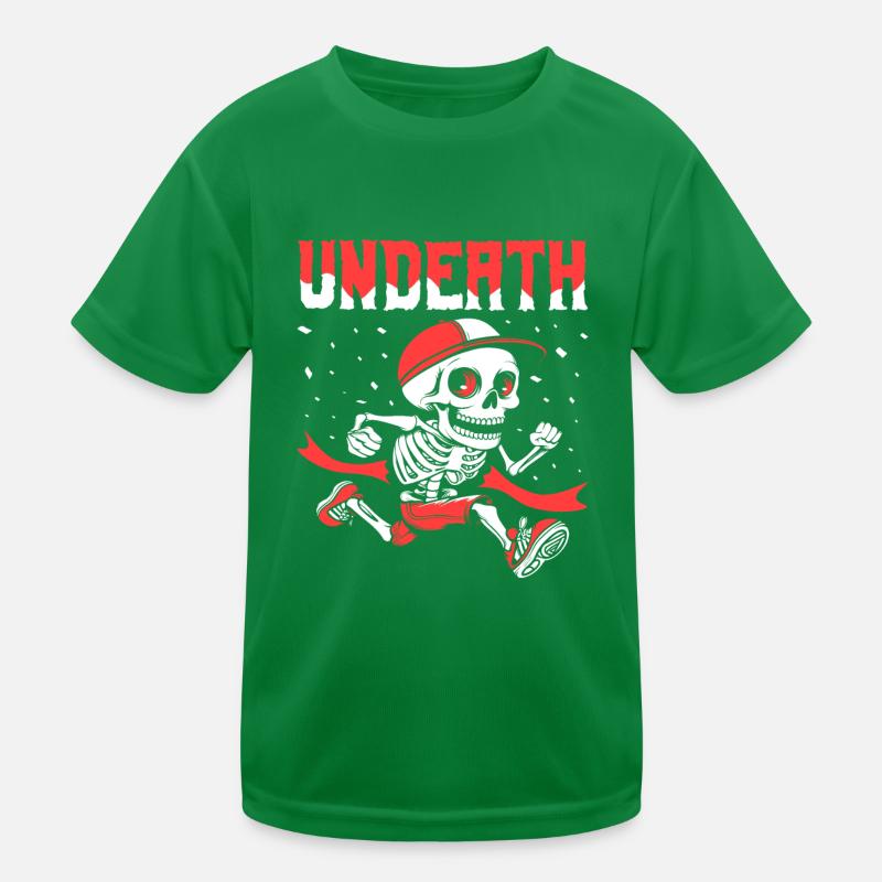 Ultramarathon Skeleton Undeath T-shirt sport Enfant
