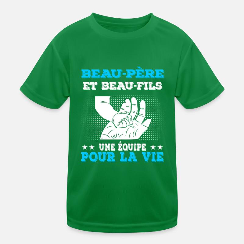 Father-in-law and stepson Main Team Kids Functional T-Shirt