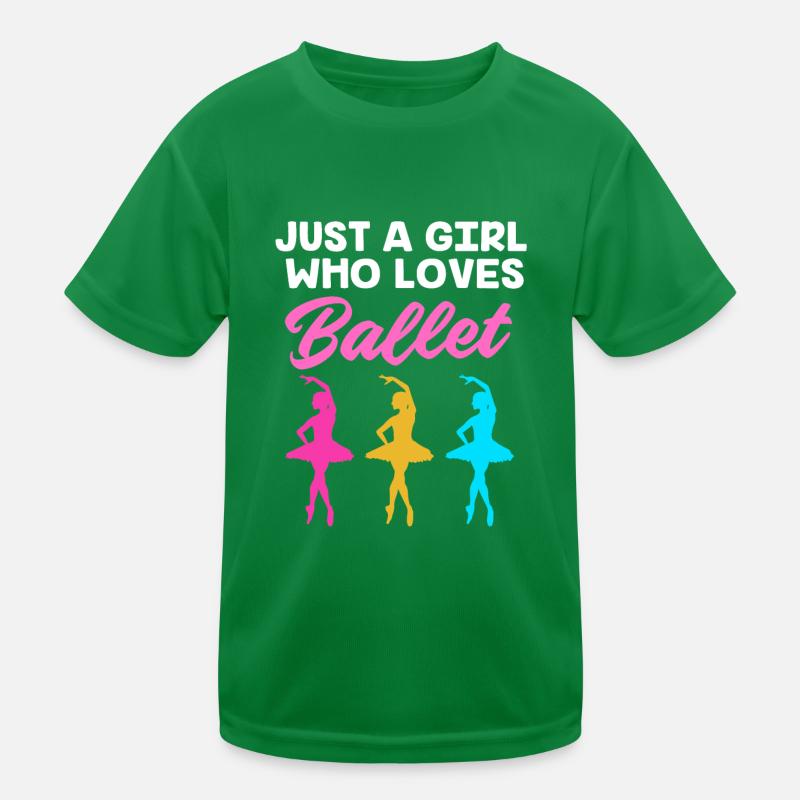 Ballett Ballett-Tänzerin Kinder Funktions-T-Shirt