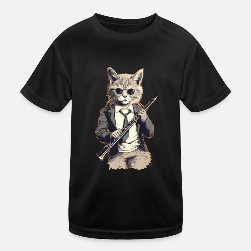 Clarinet Wind Instrument Clarinet player Kids Functional T-Shirt