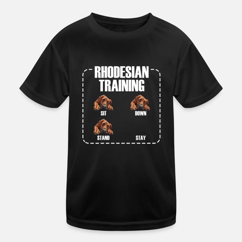 Rhodesian Training Propriétaire de Rhodesian Ridgeback T-shirt sport Enfant