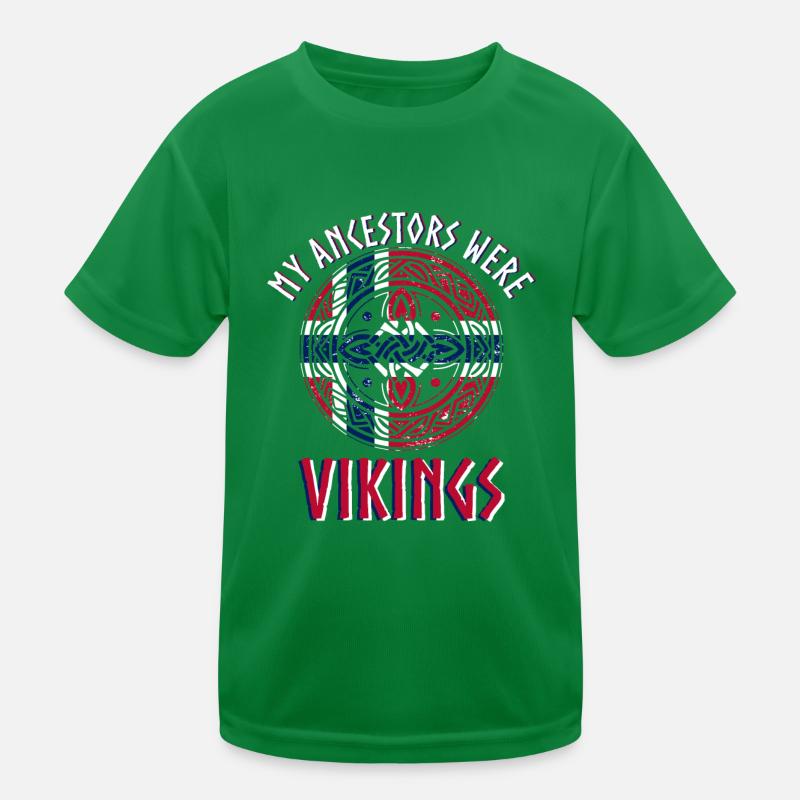 Ancêtres vikings valhalla odin vikings T-shirt sport Enfant