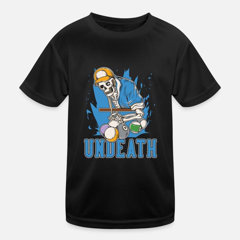 Billiards Undeath Kids Functional T-Shirt