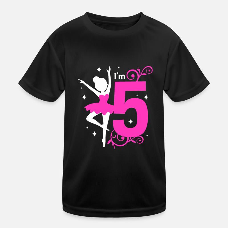 Ballet Ballet Dancer Kids Functional T-Shirt
