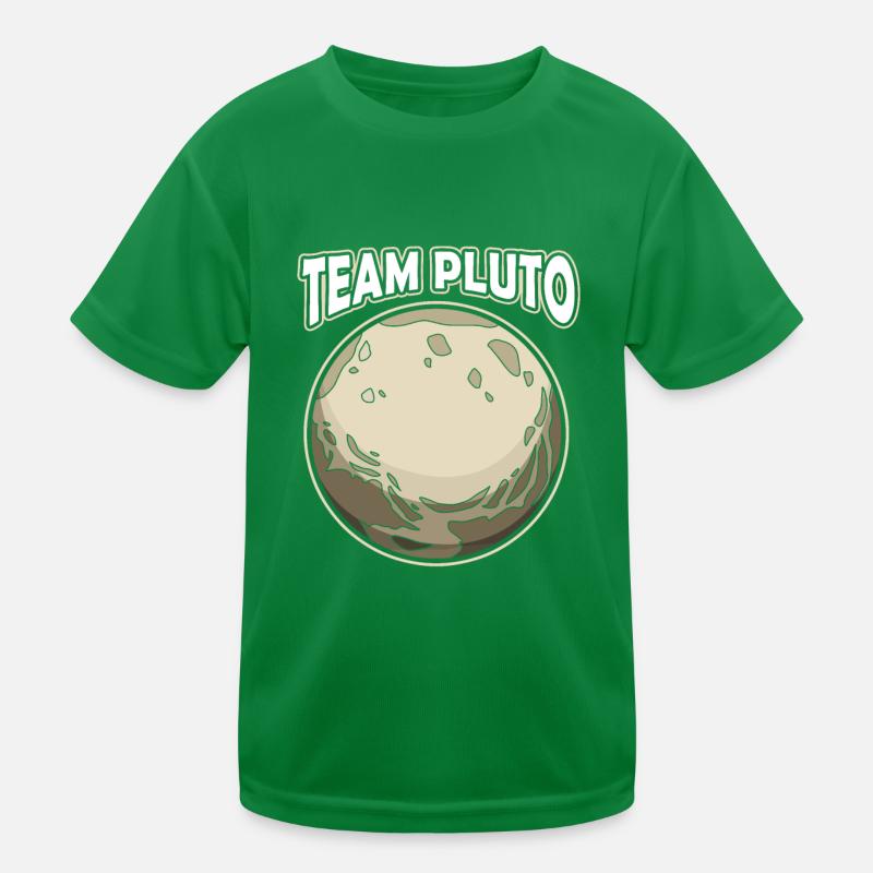 Universe Solar System Team Pluto Kids Functional T-Shirt