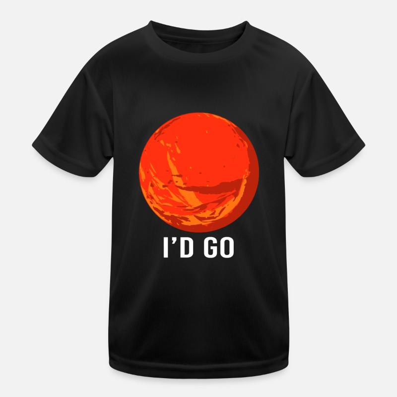 Solar System Universe Kids Functional T-Shirt