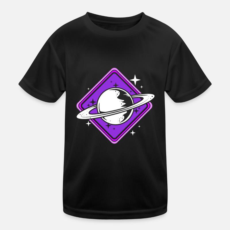 Solar System Universe Kids Functional T-Shirt