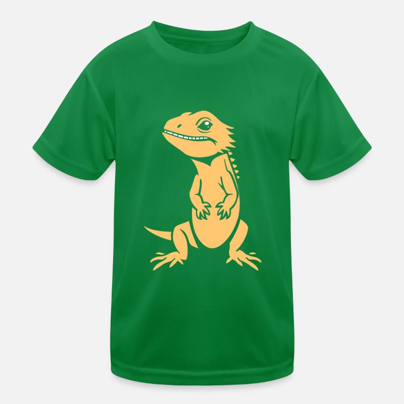 Bearded Dragon Kids Functional T-Shirt