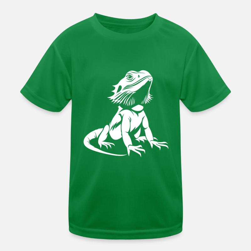 Bearded Dragon Kids Functional T-Shirt
