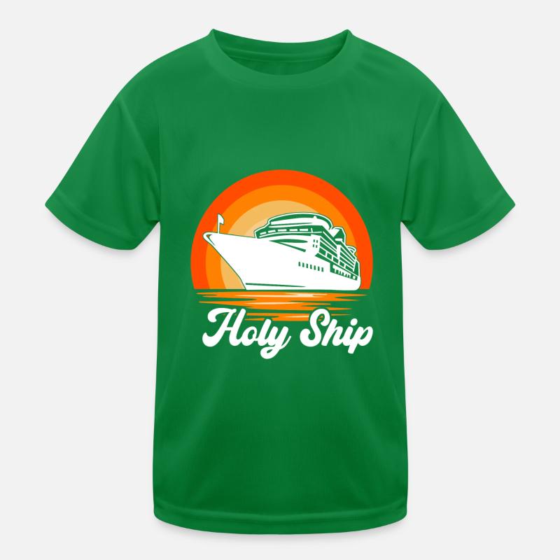 Kreuzfahrt Urlaub Kreuzfahrtschiff Kinder Funktions-T-Shirt