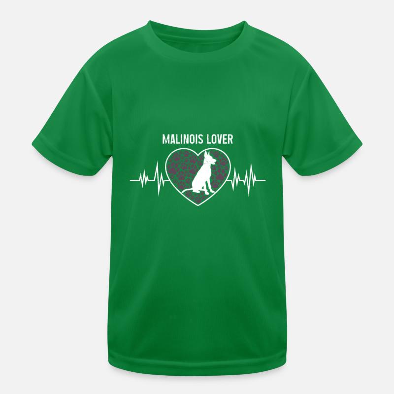 MALINOIS LOVER Belgischer Schäferhund Malinois Kinder Funktions-T-Shirt