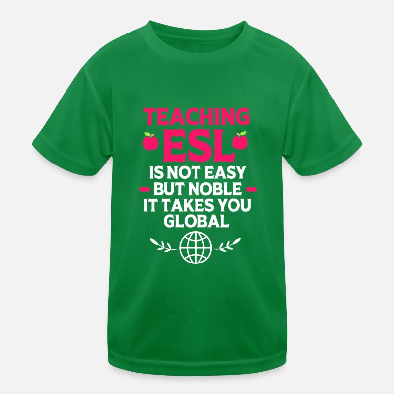 Englischlehrerin Englisch Lehrer Kinder Funktions-T-Shirt