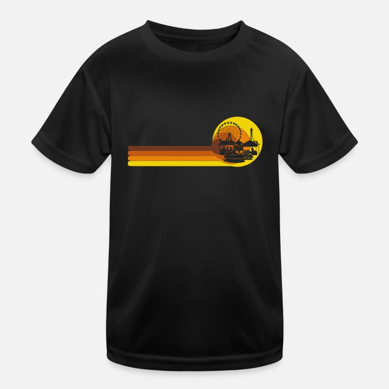 Autoscooter Freizeitpark Jahrmarkt Rummelplatz Kinder Funktions-T-Shirt