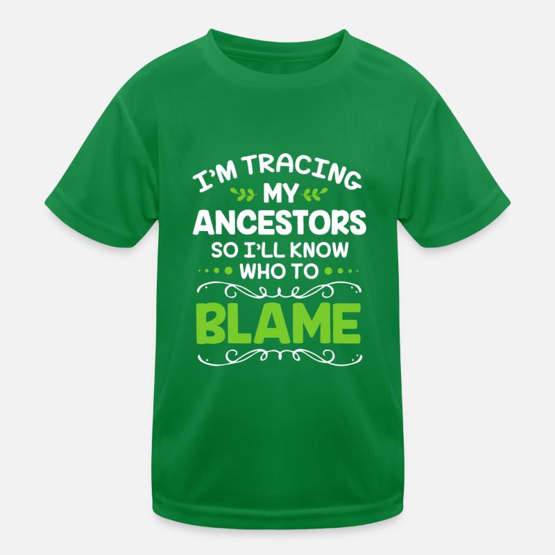 Family tree genealogy Kids Functional T-Shirt